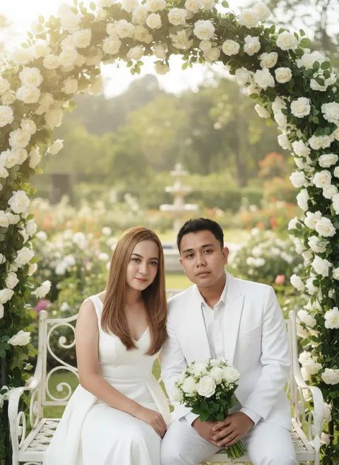 Foto sampul undangan Hanny & Raja