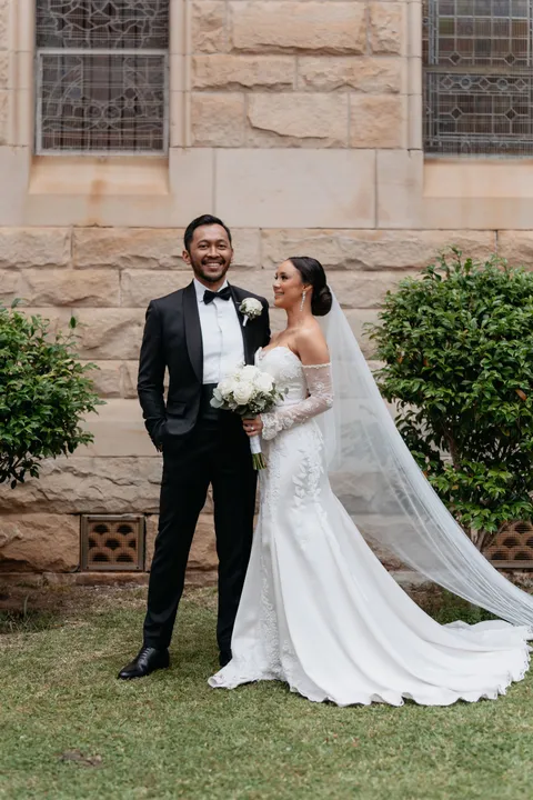Foto sampul undangan Brianna & Fajar