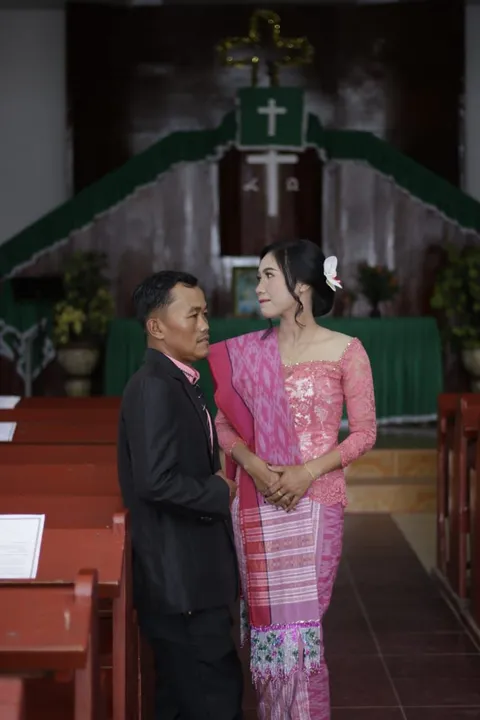 Foto sampul undangan Risna & Daniel