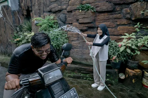Foto sampul undangan Azmi & Dimas