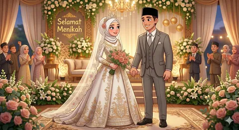 Foto sampul undangan Ani & Sabriani