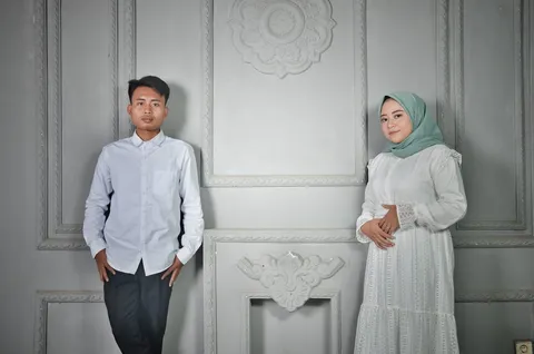 Foto sampul undangan Dilla & Asep