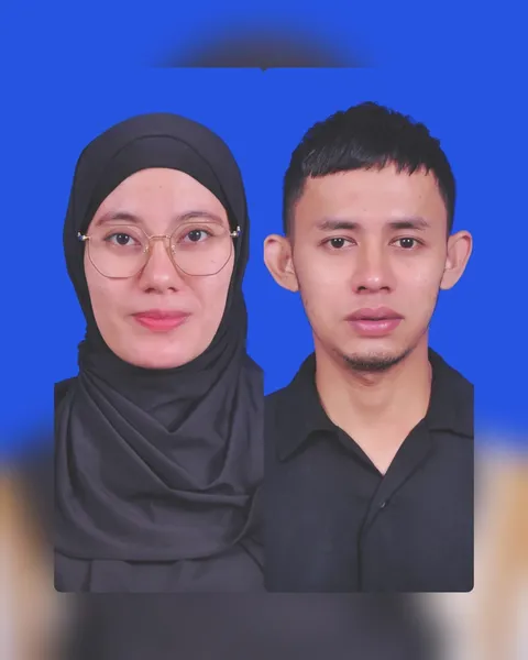 Foto sampul undangan Erna & Asep