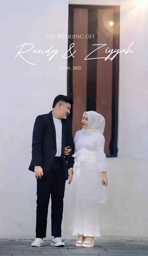Foto sampul undangan Rendy & Ziyya
