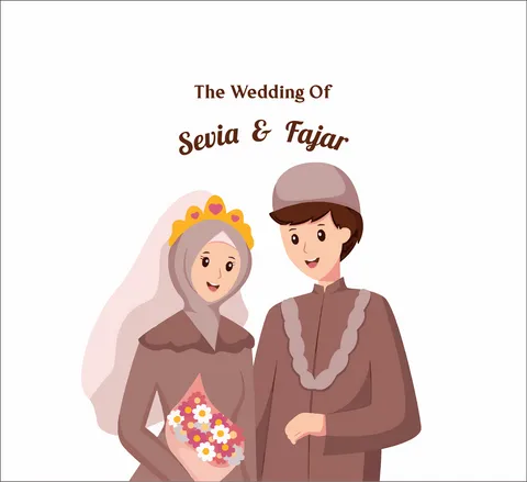 Foto sampul undangan Fajar & Sevia
