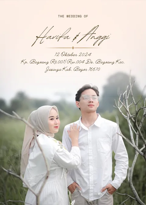 Foto sampul undangan Anggi & Havifa