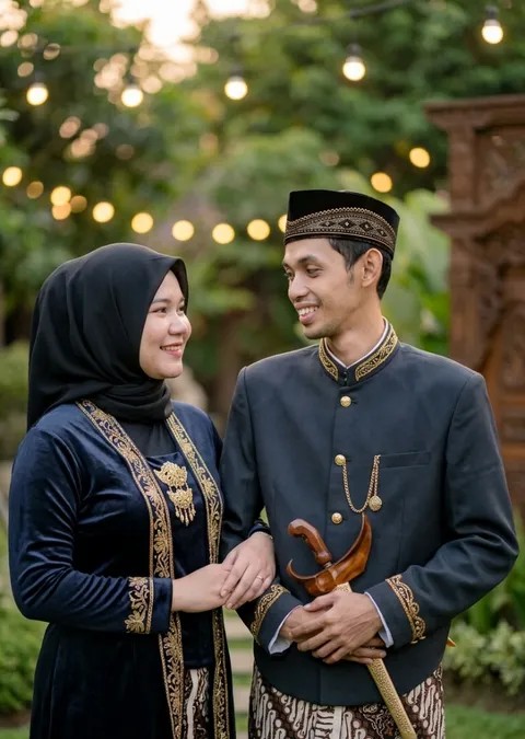 Foto sampul undangan Suriani & Qalby