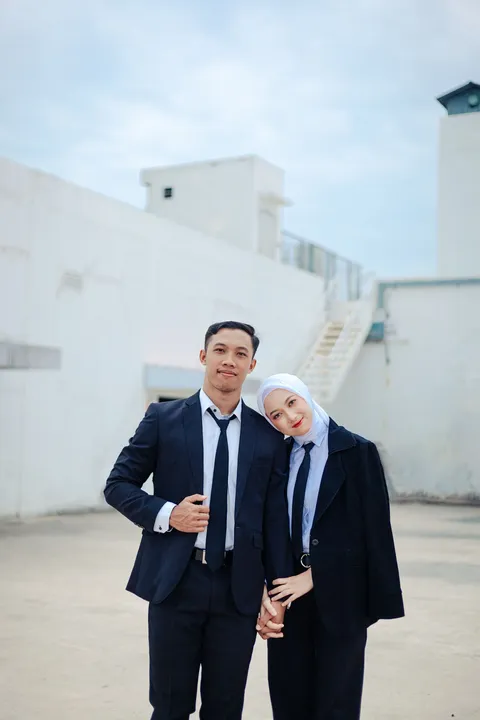 Foto sampul undangan Nina & Tatan