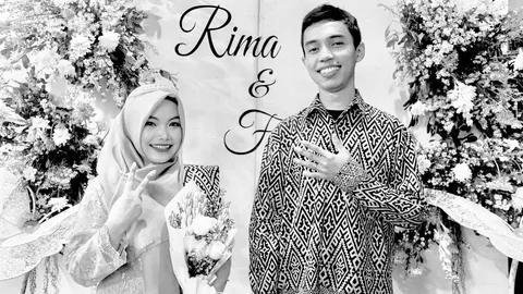 Foto sampul undangan Fiqri & Rima