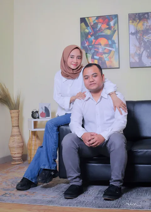 Foto sampul undangan Asep & Cici