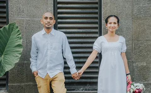 Foto sampul undangan Dreni & Berto