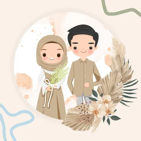 Foto sampul undangan Uni & Hamdan