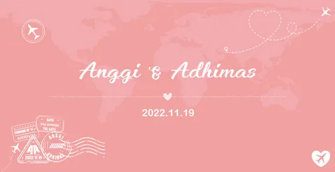 Foto sampul undangan Adhimas & Anggi