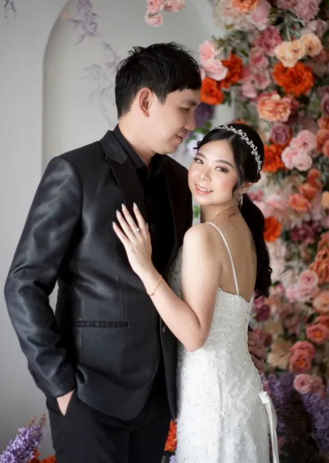 Foto sampul undangan Felicia & Andry