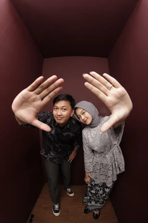 Foto sampul undangan Melfa & Anggar