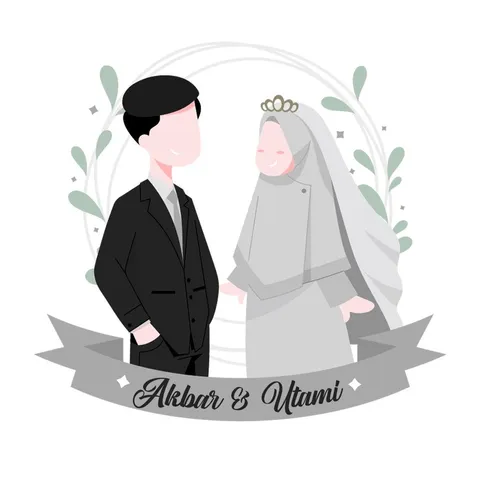 Foto sampul undangan Akbar & Utami
