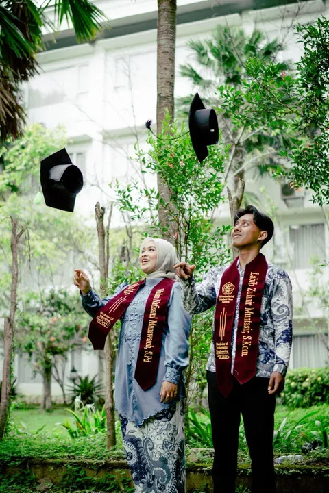 Foto sampul undangan Wulan & Labib