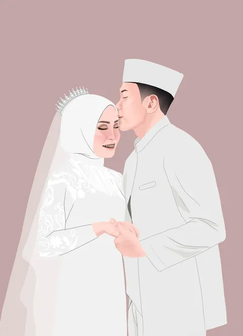 Foto sampul undangan Nuhi & Labib