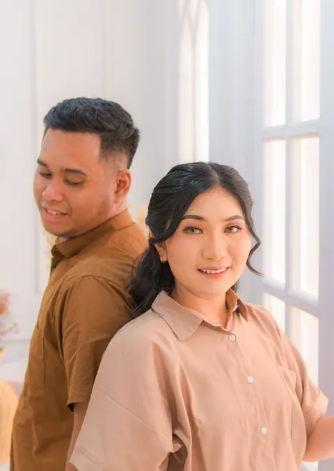 Foto sampul undangan Nettha & Jefry