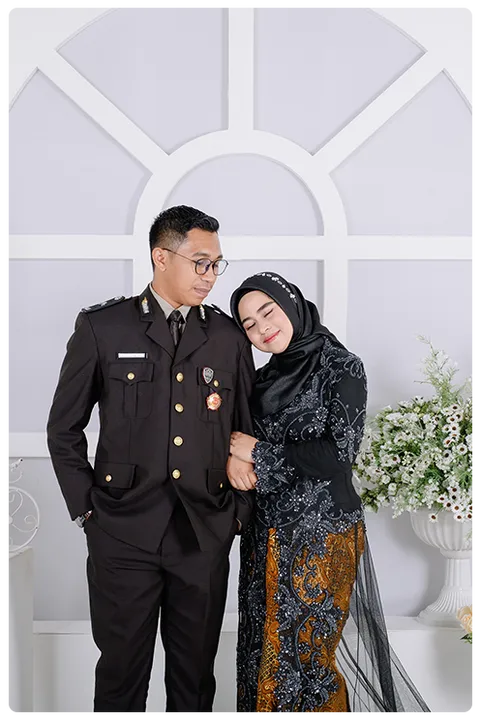 Foto sampul undangan Eca & Ian