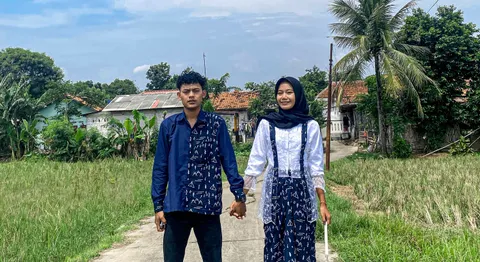 Foto sampul undangan Asep & Gita