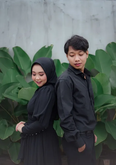 Foto sampul undangan Anngi & Erry