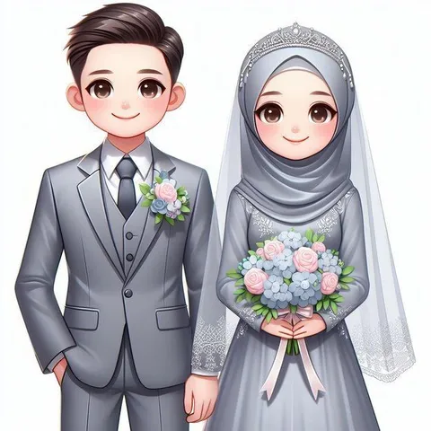 Foto sampul undangan Syafiq & Fatimah