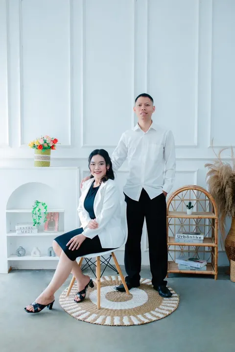Foto sampul undangan Yosua & Virna