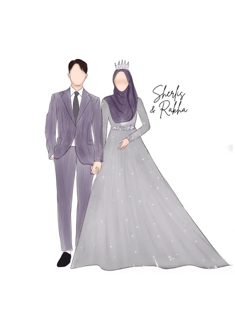 Foto sampul undangan Rakha & Sherlis