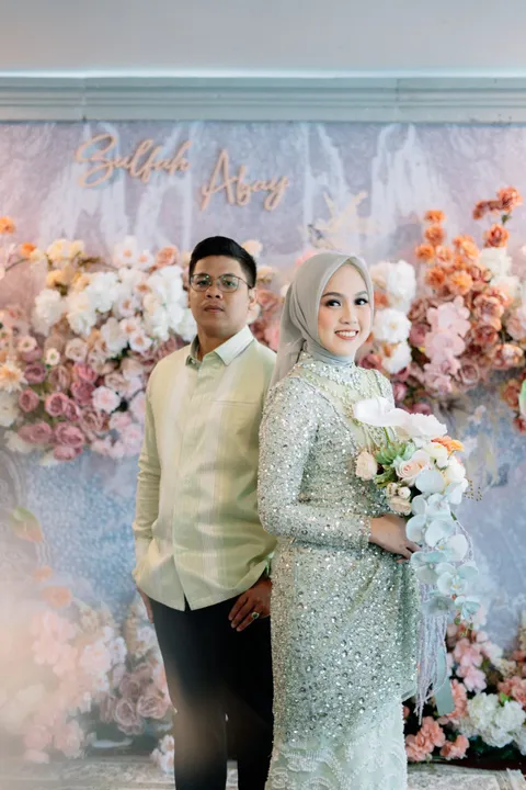 Foto sampul undangan Abay & Zulfah