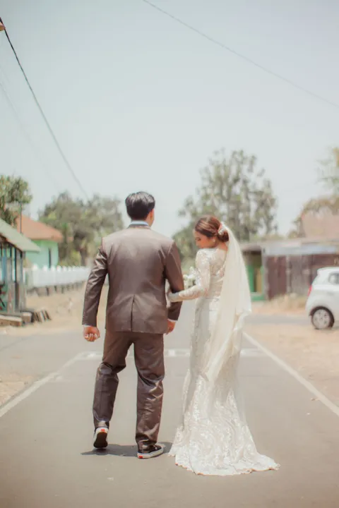 Foto sampul undangan Refan & Mei
