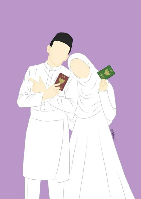 Foto sampul undangan Nur & Ais