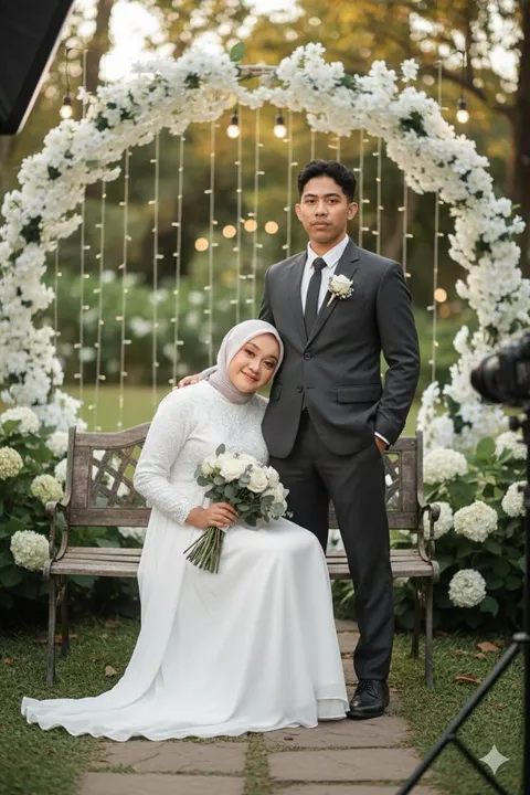 Foto sampul undangan Toni & Wanda
