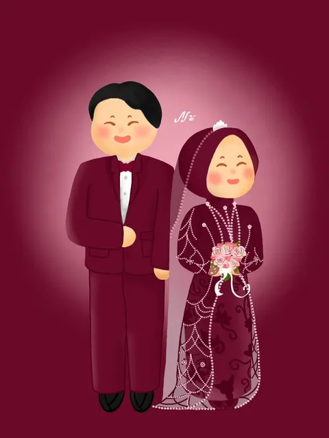 Foto sampul undangan Faedatul & Isnan