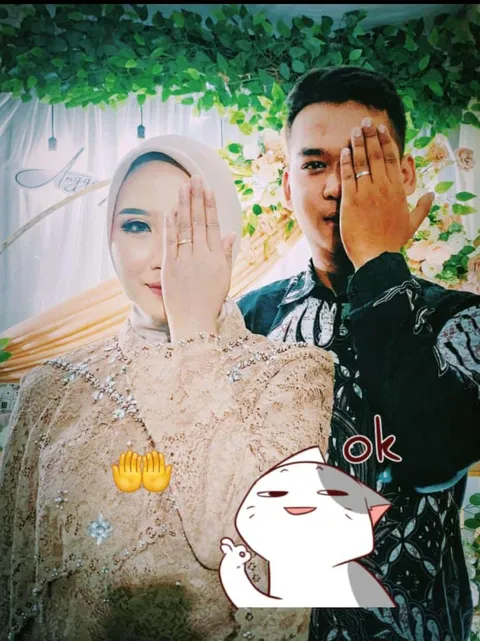 Foto sampul undangan Fenny & Angga
