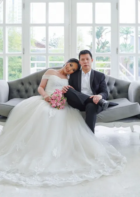 Foto sampul undangan Sasha & William