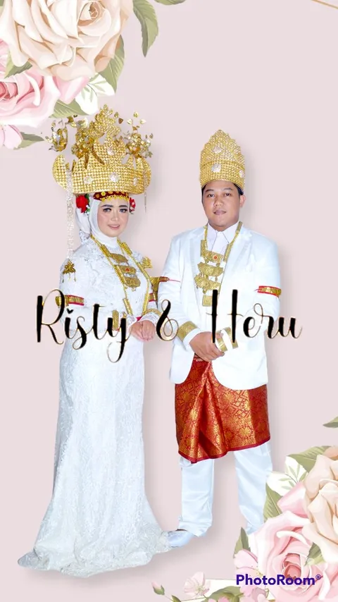 Foto sampul undangan Heru & Risti