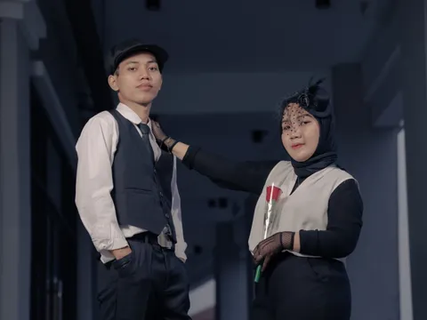 Foto sampul undangan Lulu & Oji