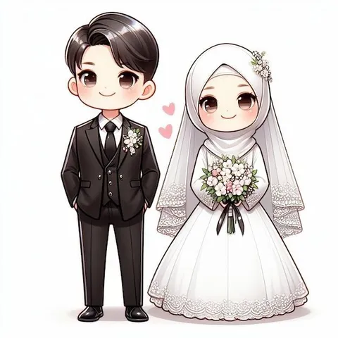 Foto sampul undangan Sherin & Rizal