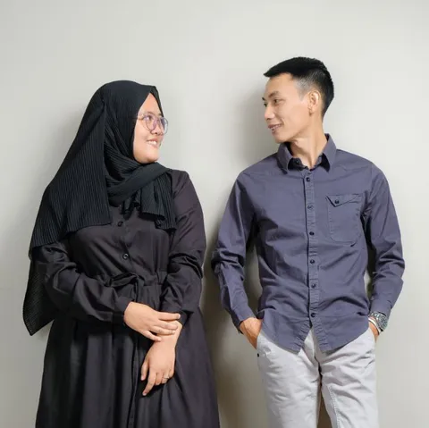 Foto sampul undangan Pungky & Rulla