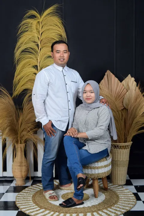 Foto sampul undangan Alif & Rizka