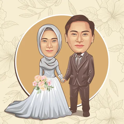 Foto sampul undangan Nindya & Bima