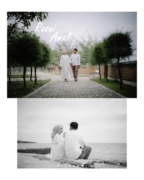 Foto sampul undangan Rasni & Amal