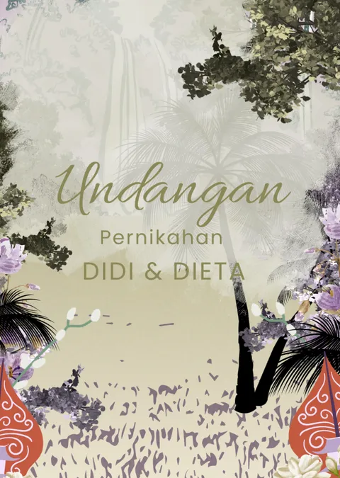 Foto sampul undangan Dieta & Didi