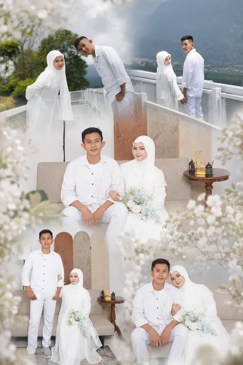 Foto sampul undangan Imas & Dian