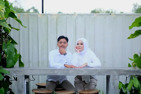 Foto sampul undangan Risian & Vidy