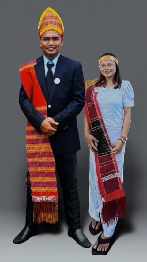Foto sampul undangan Mel & Rizky