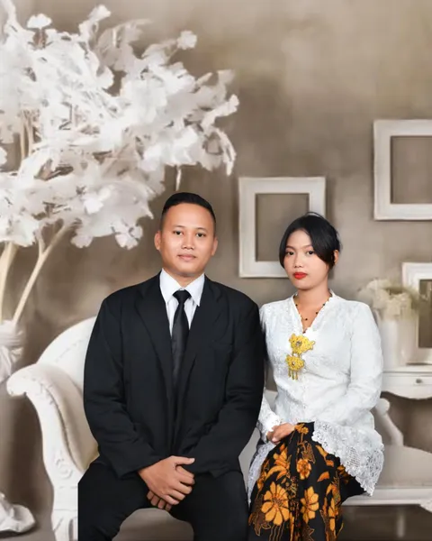 Foto sampul undangan Irwan & Debora