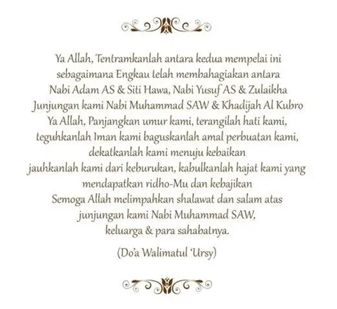Foto sampul undangan Nur & Fajar