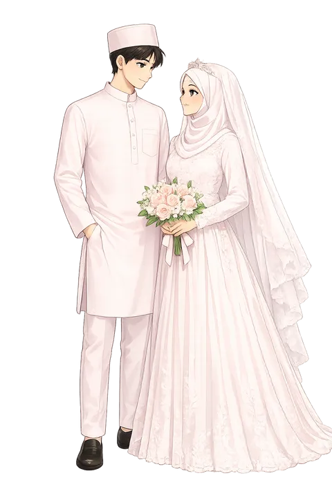 Foto sampul undangan Anti & Irfan